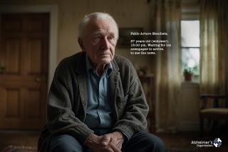 Alzheimers Organization: Waiting for the newspaper